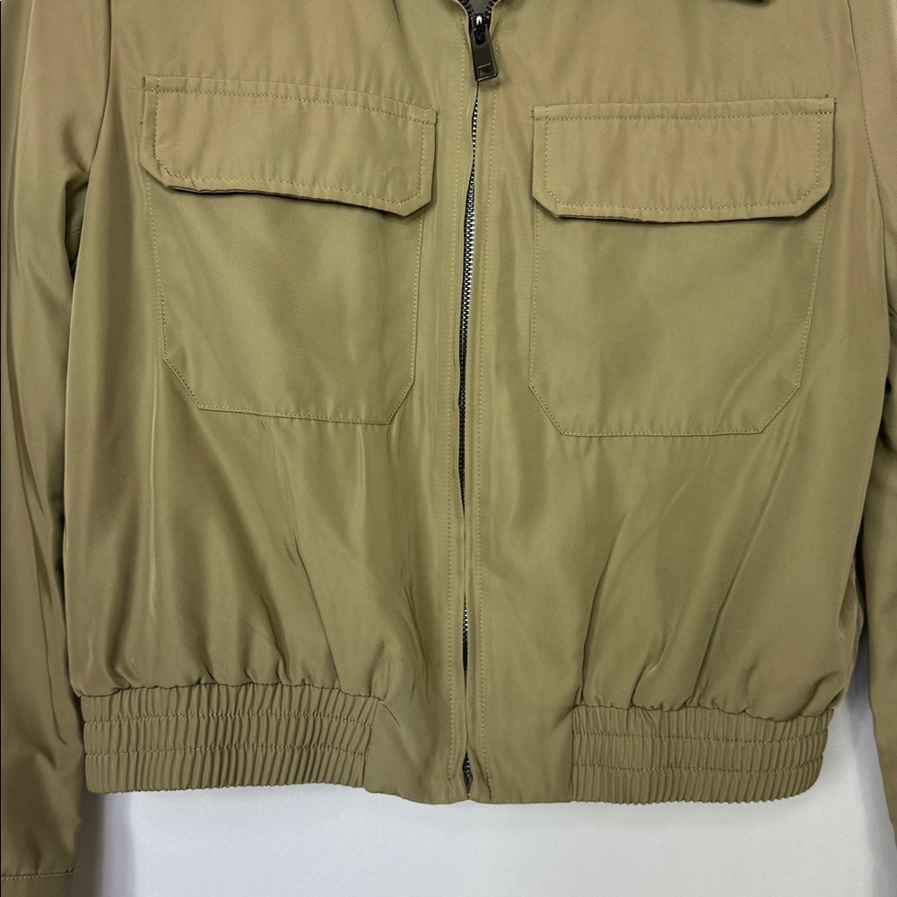 Truth By Republic Bomber Jacket Size Medium Olive Green New - Picture 3 of 10
